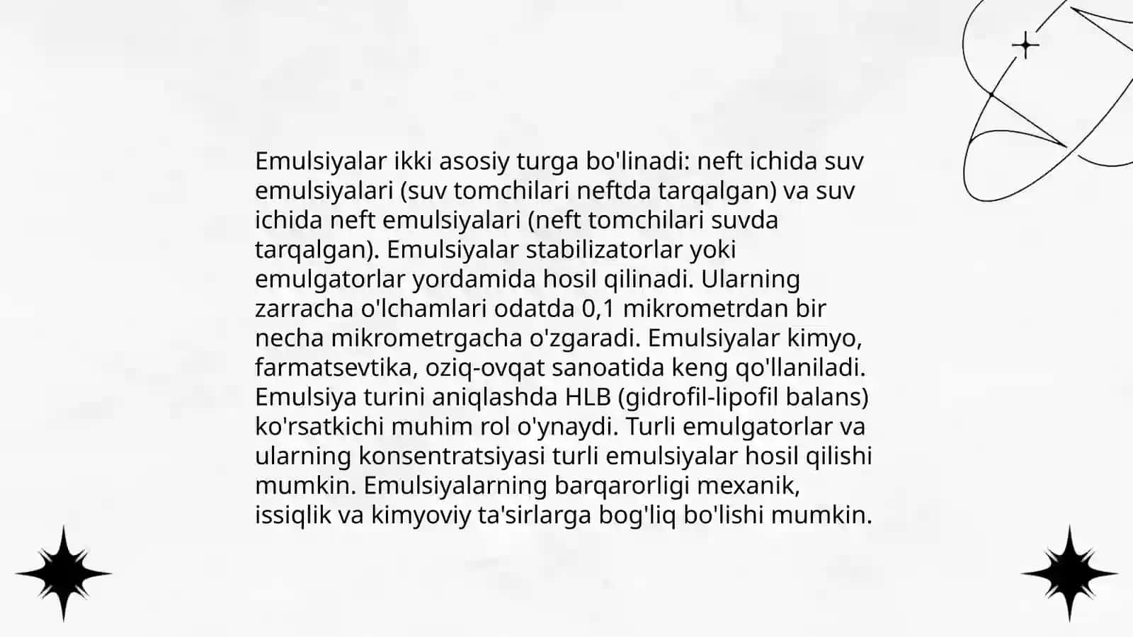 NEFT EMULSIYALARI. NEFTNI SUVSIZLANTIRISH VA TUZSIZLANTIRISH USULLARI 4