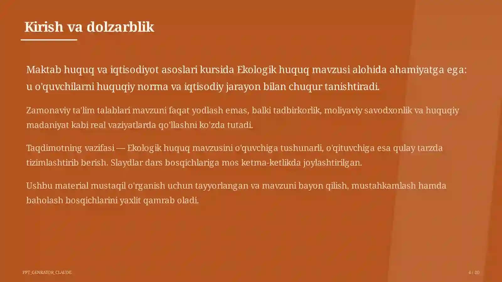 Ekologik huquq 4