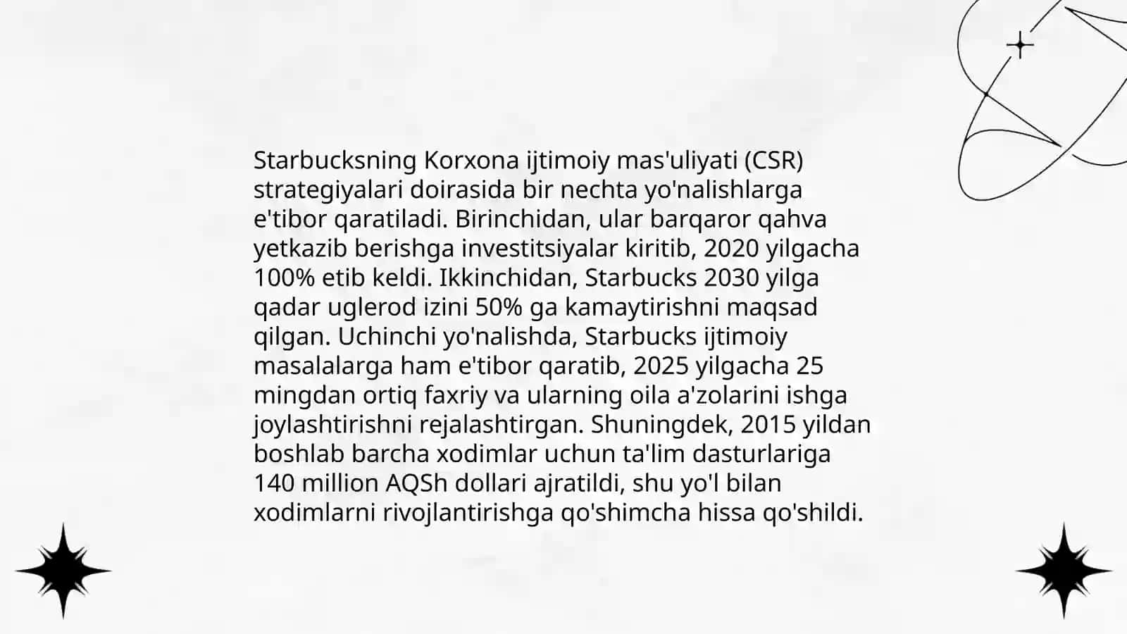 Starbucks kampaniyasining PR va CSR strategiyalari 4