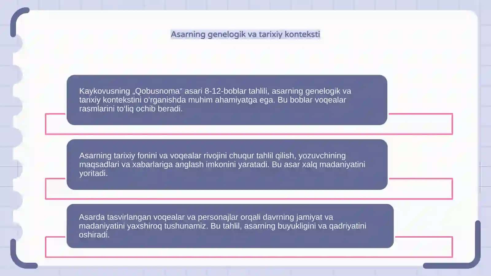 Kaykovusning,, Qobusnoma‘‘ asari 8-12-boblar tahlili 4