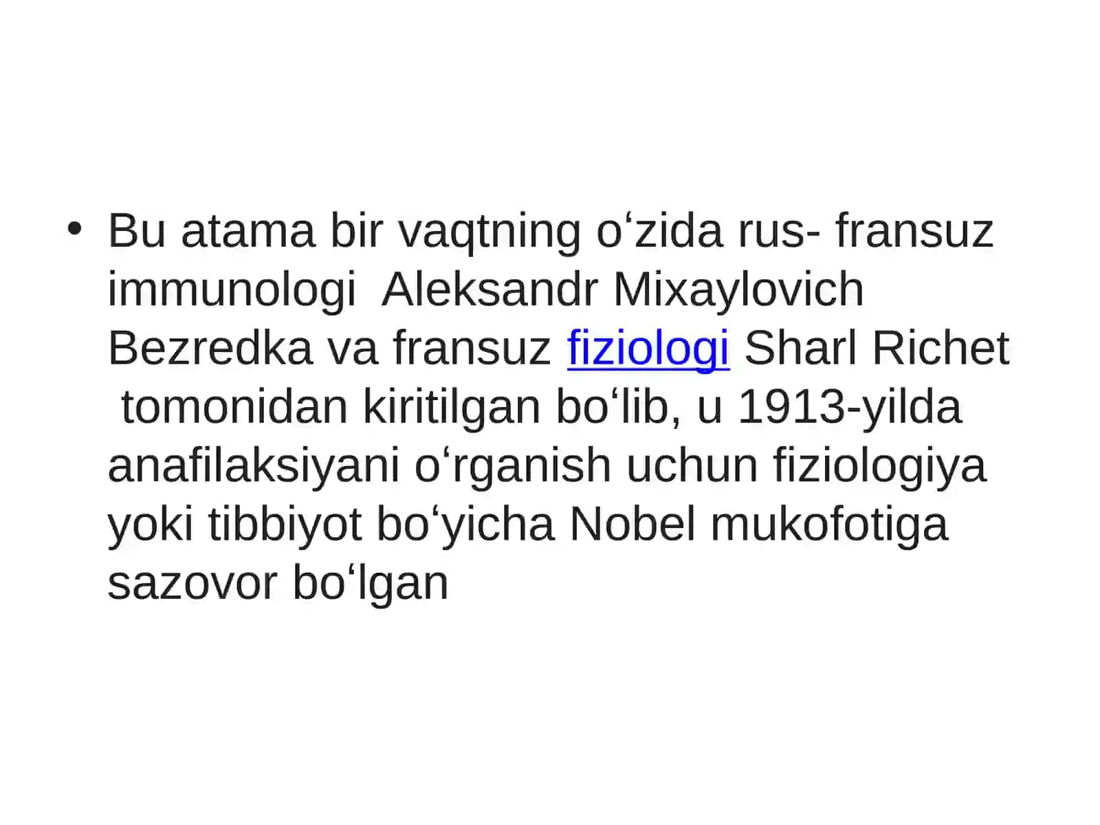 Anafilaktoid shok diagnostikasi va klinikasi 4