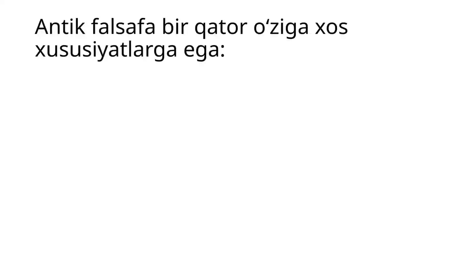 Falsafiy tafakkur taraqqiyoti bosqichlari:G‘arb falsafasi 4