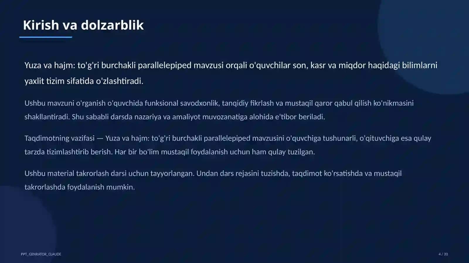 Matematika (5-sinf) 4