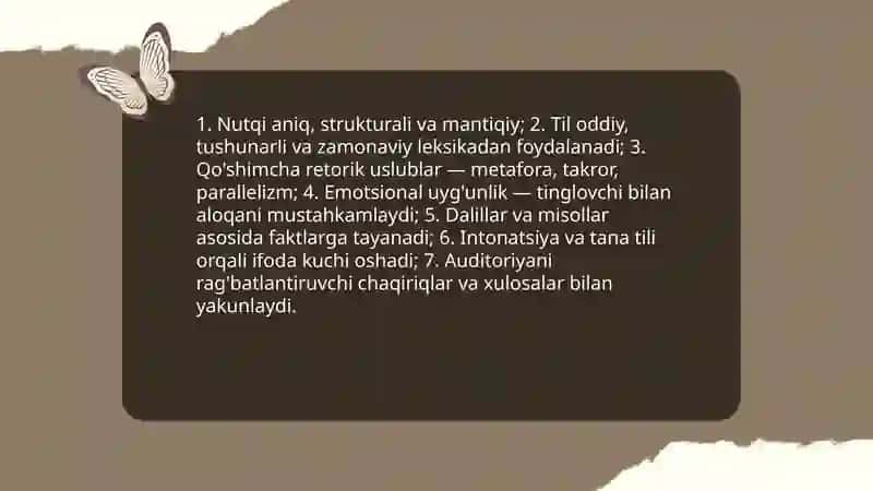 G'arb notiqlik san'ati vakili haqida 4