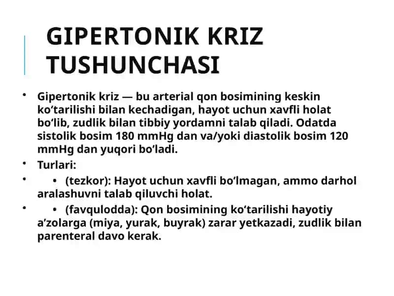 Gipertonik krizda ishlatiladigan dorivositalari 4