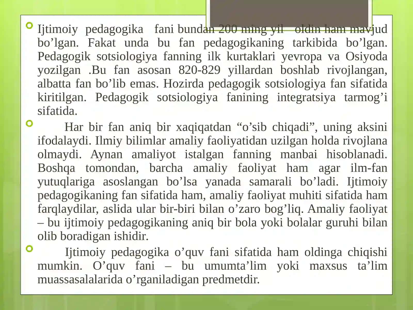 O’zbekistonda ijtimoiy pedagogikaning rivojlanish tarixi 4
