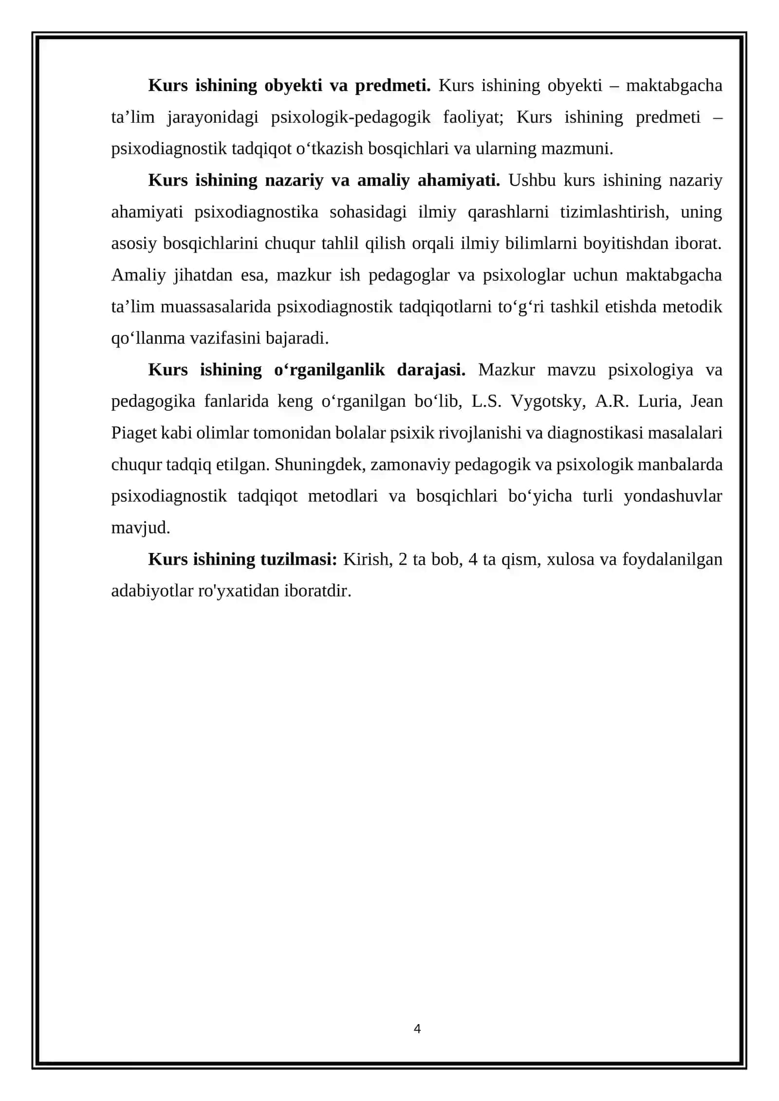 Psixodiagnostik tadqiqot o‘tkazish bosqichlari 4
