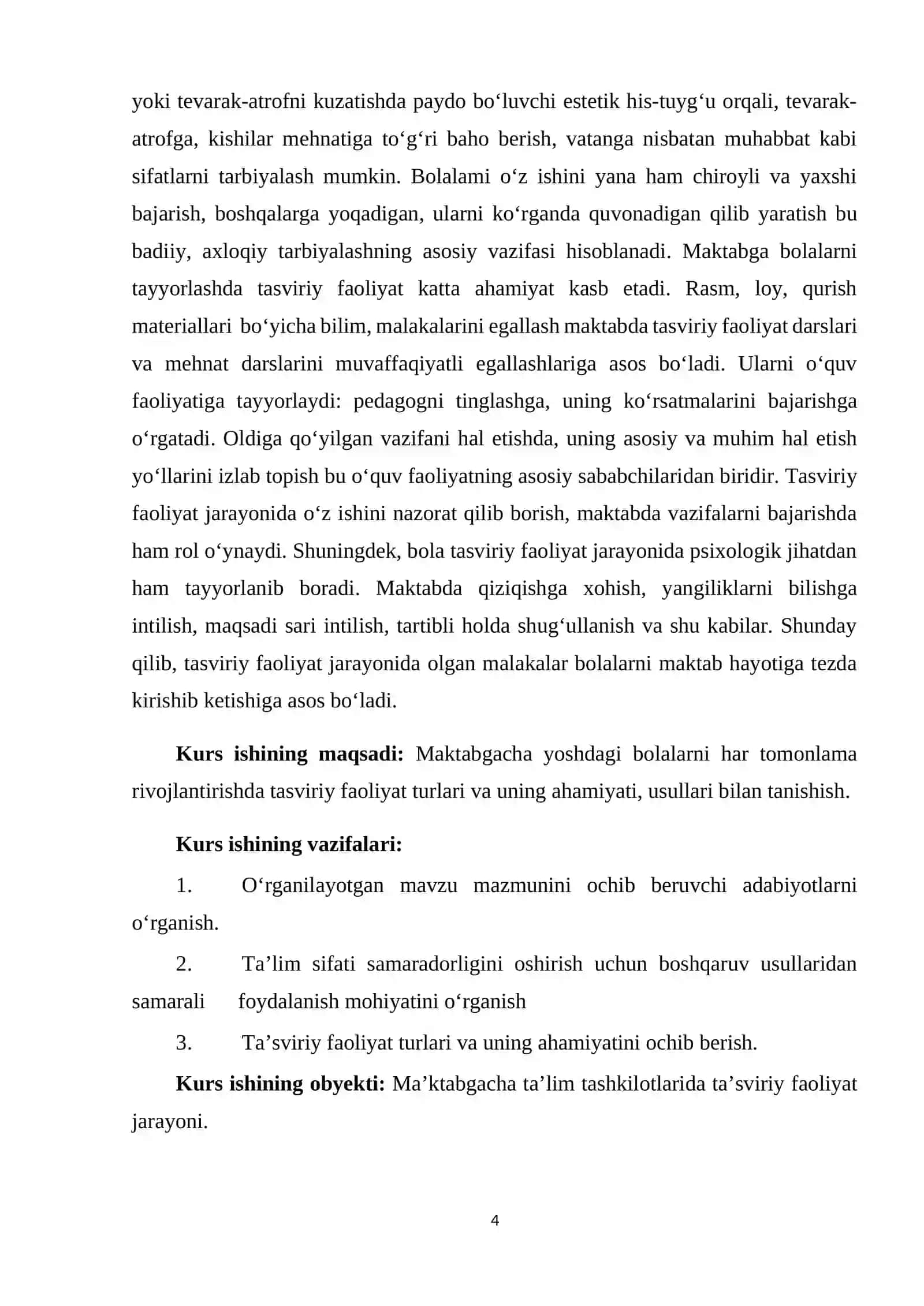 MAKTABGACHA YOSHDAGI BOLALARNI TASVIRIY SAN’AT ASARLARI BILAN TANISHTIRISH 4