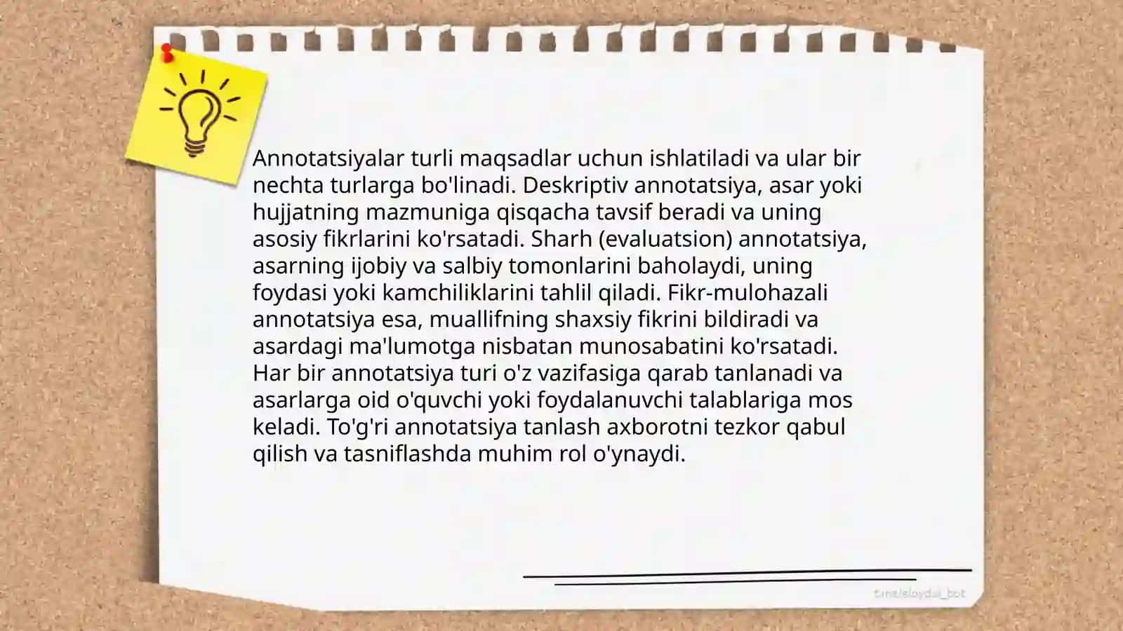 Annotatsiya yozish 4