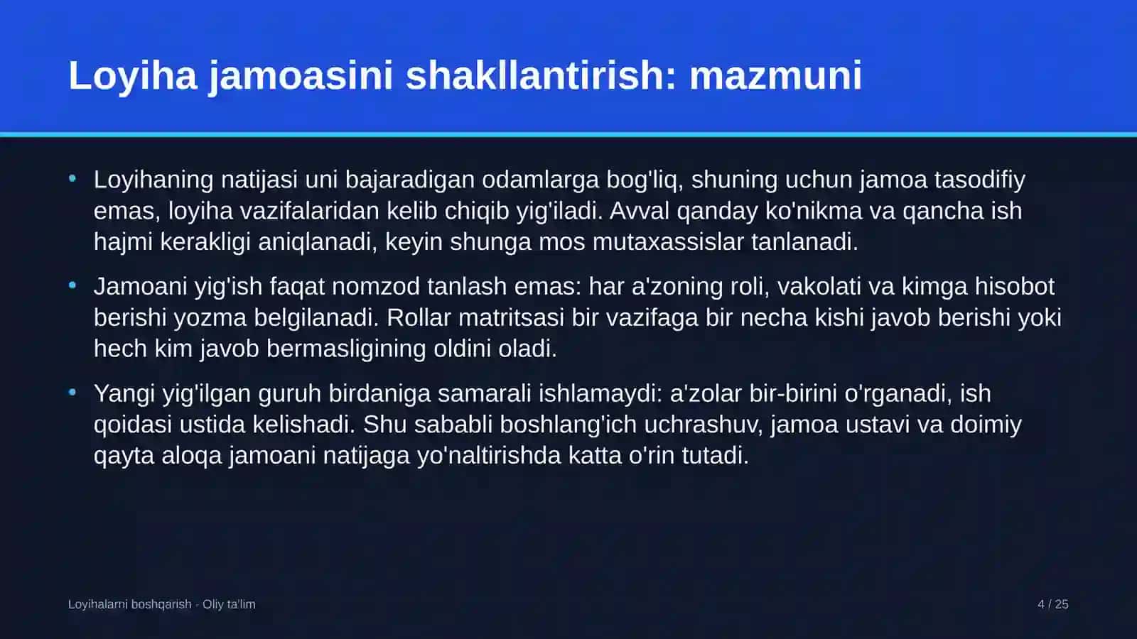 raqamli iqtisodiyotda loyiha jamoasini shakllantirish 7211 4