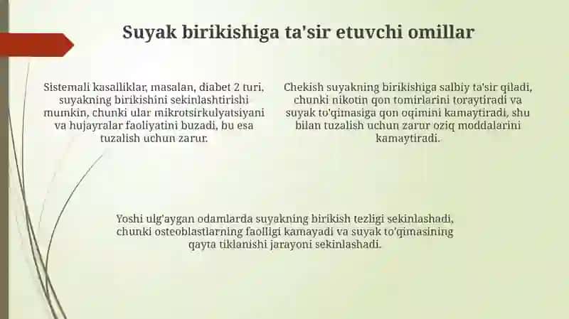 Suyaklar birlashuvi 4
