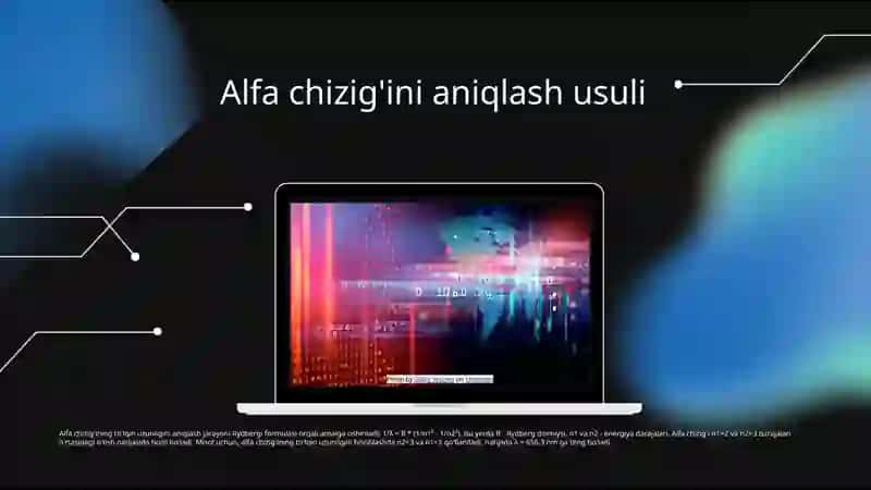 Alfa chizig'ining to'lqin uzunligi 4
