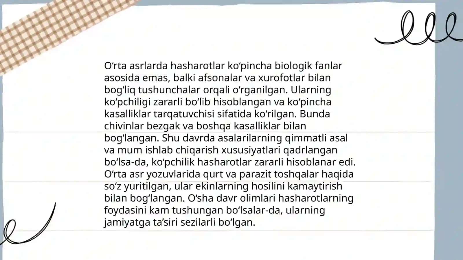 Entomologiya fanining rivojlanish tarixi, hasharotlar evolyutsiyasini tahlil etish 4