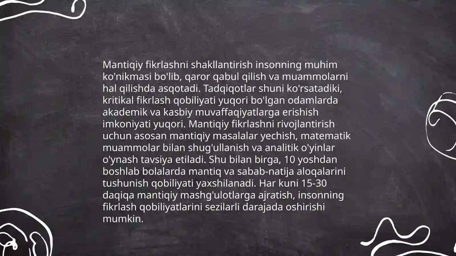 Matematik bilimlarning bolalarni rivojlantirishdagi roli 4