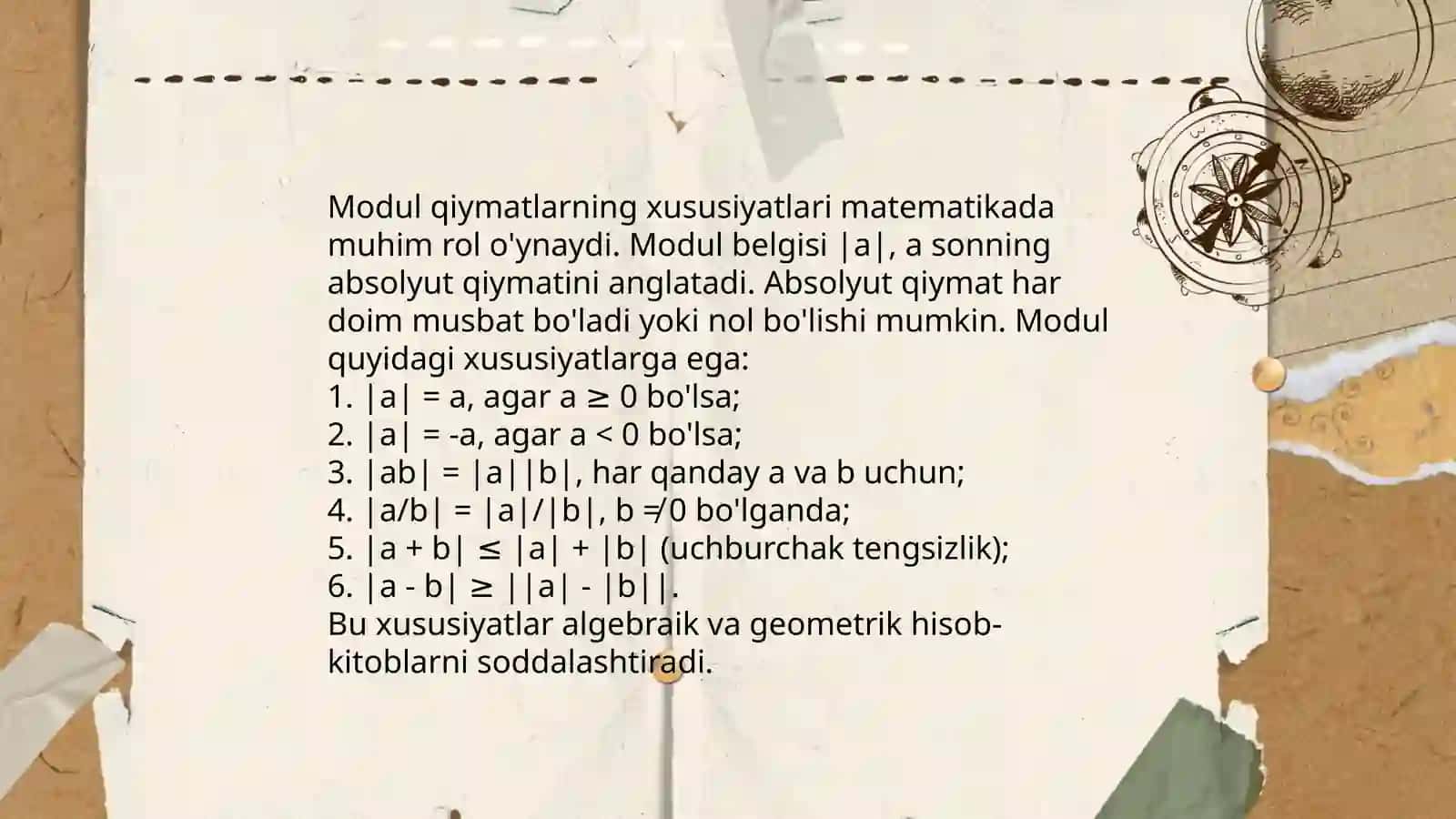 Modulli ifodalar 4