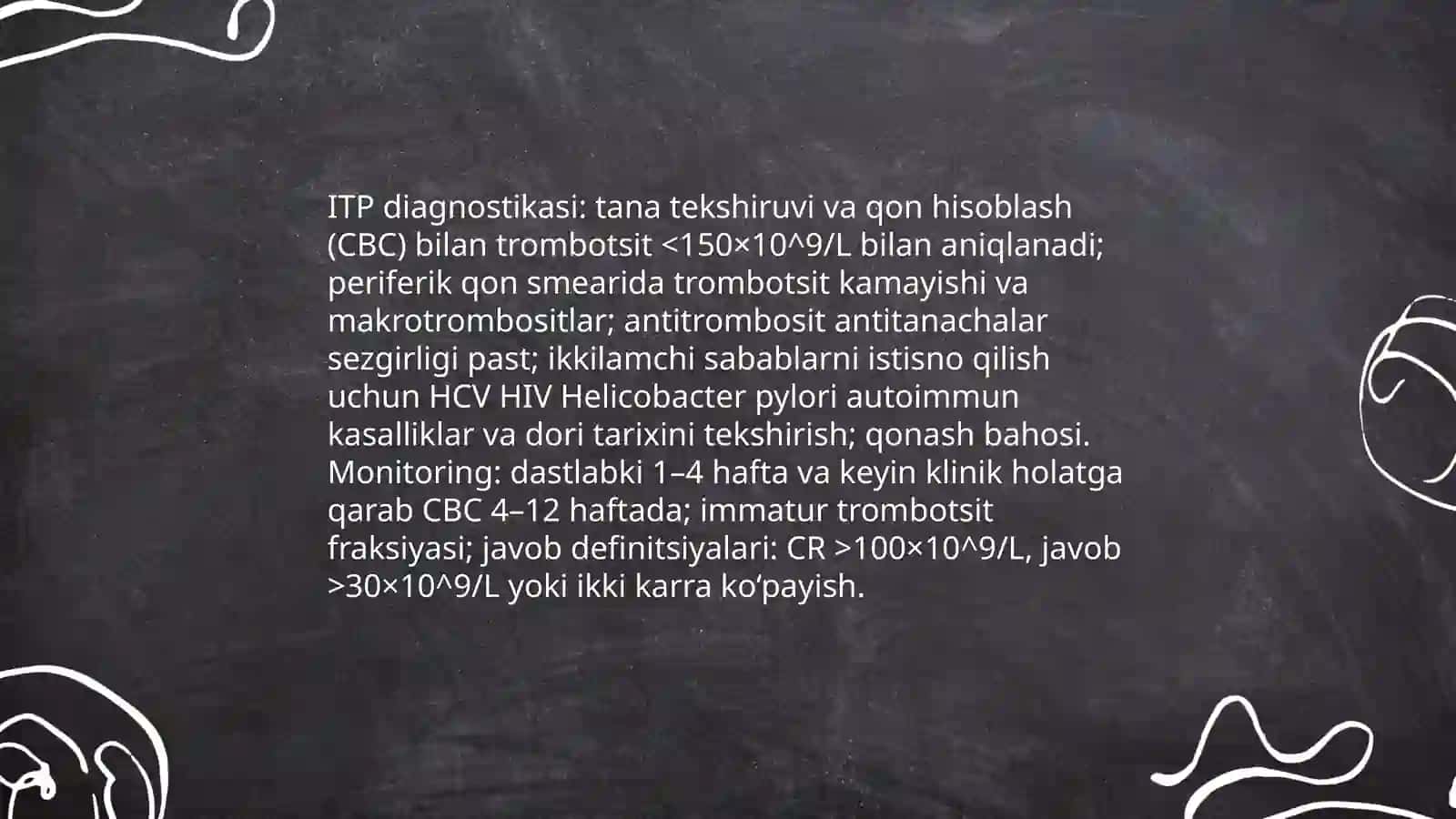 Trombotsitlar patologiyasi va ularni tekshirish usullari 4