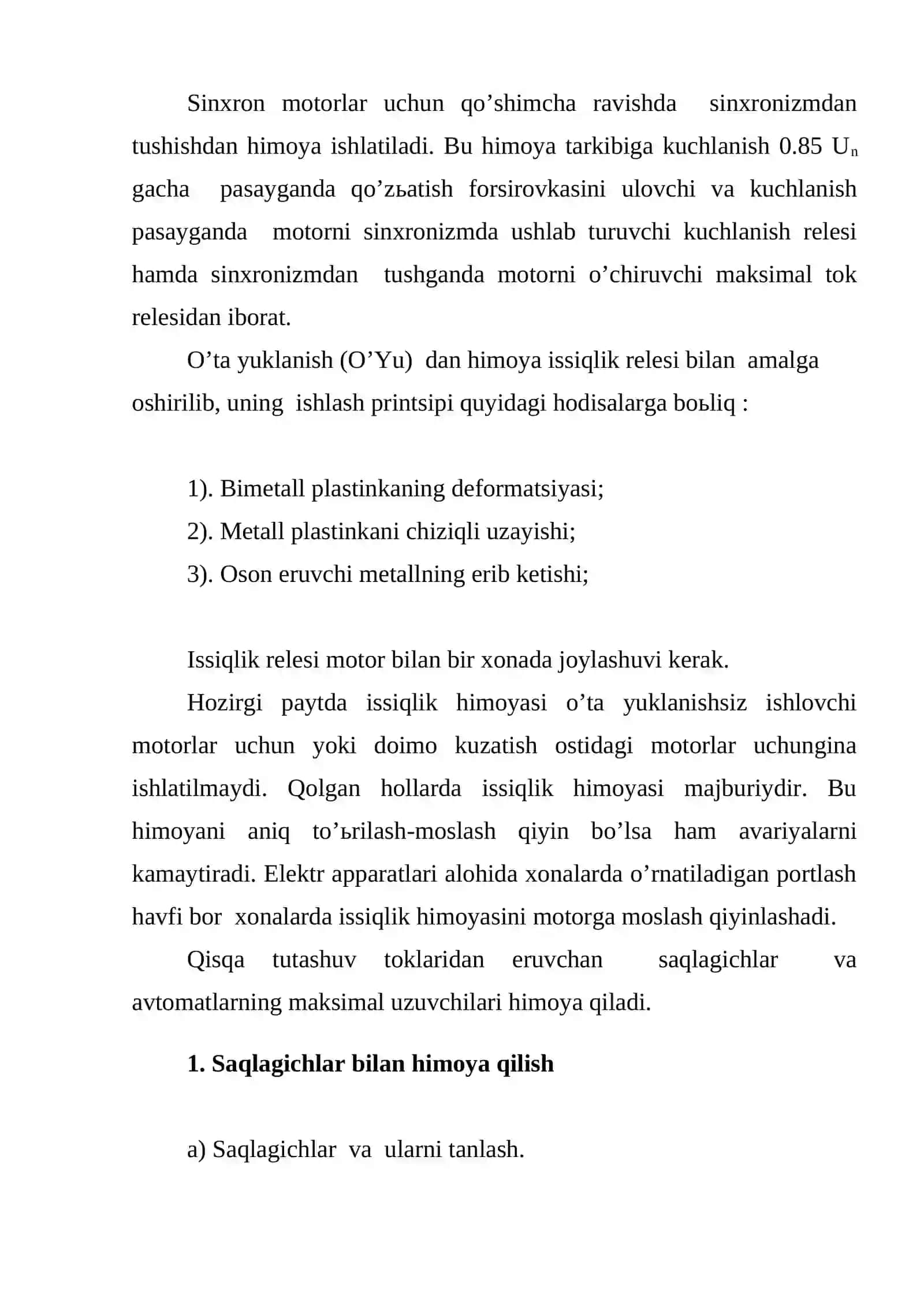 Elektr ta'minoti asoslari 4
