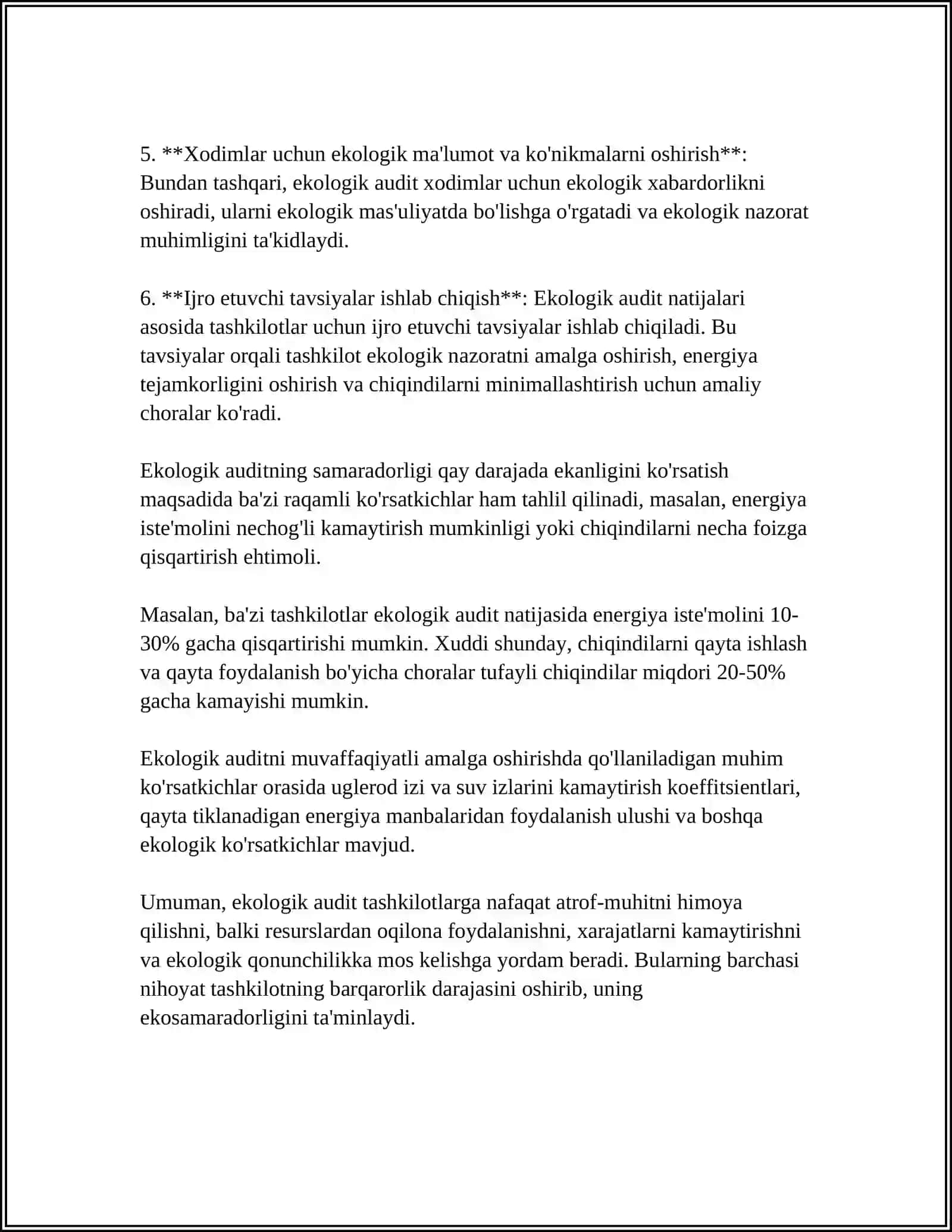 EKOLOGIK AUDITNI OʻTKAZISH TARTIBI 4
