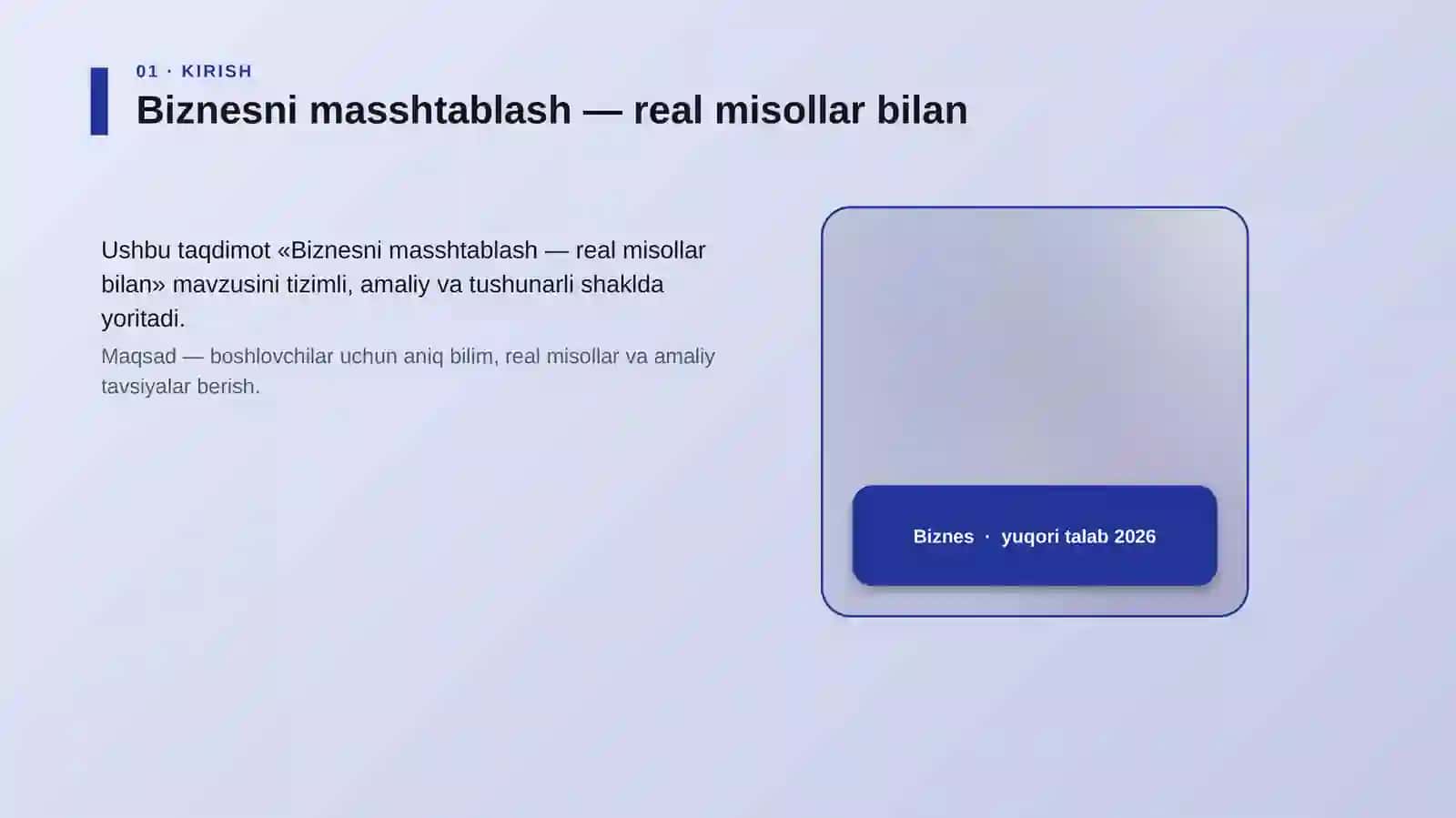 Biznesni masshtablash — real misollar bilan 4