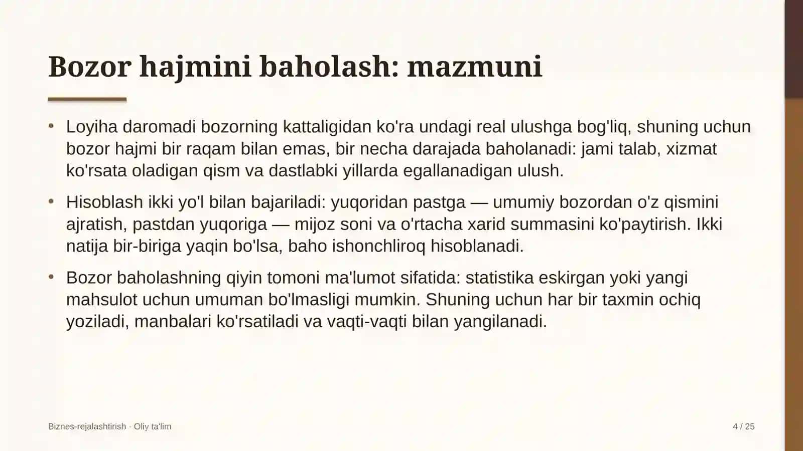 oshxonalarda bozor hajmini baholash 9569 4