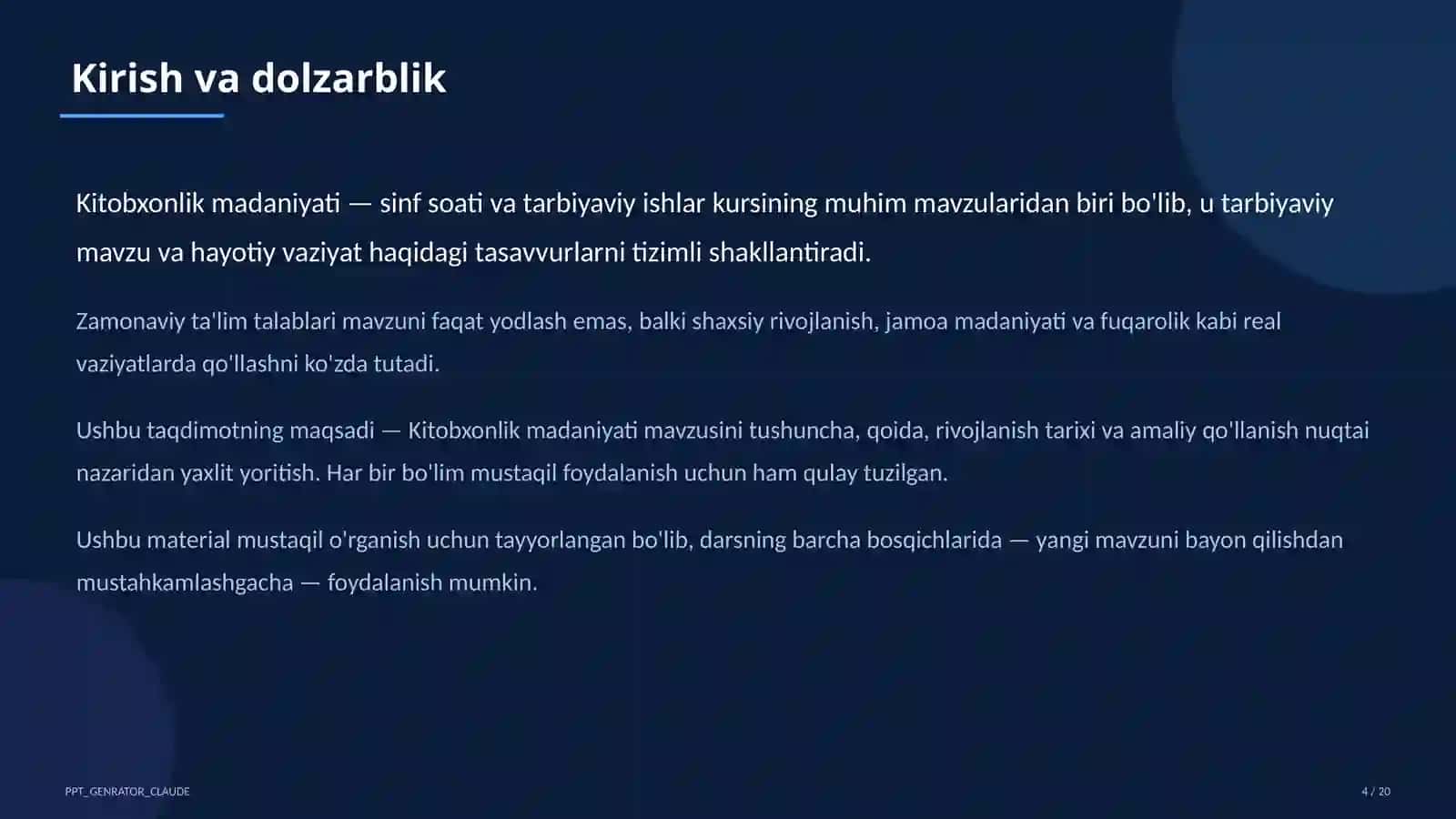 Kitobxonlik madaniyati 4