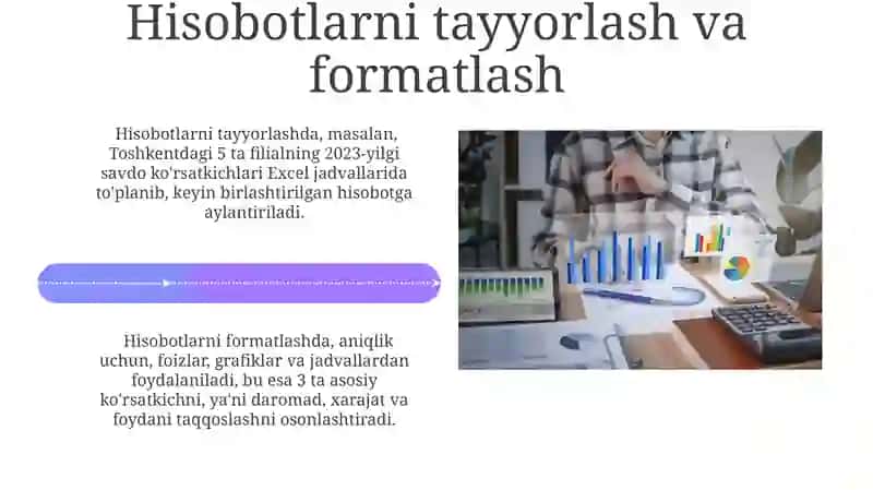 Biznes jarayonlarida boshqaruv hisobi ma'lumotlarini tayyorlash 4