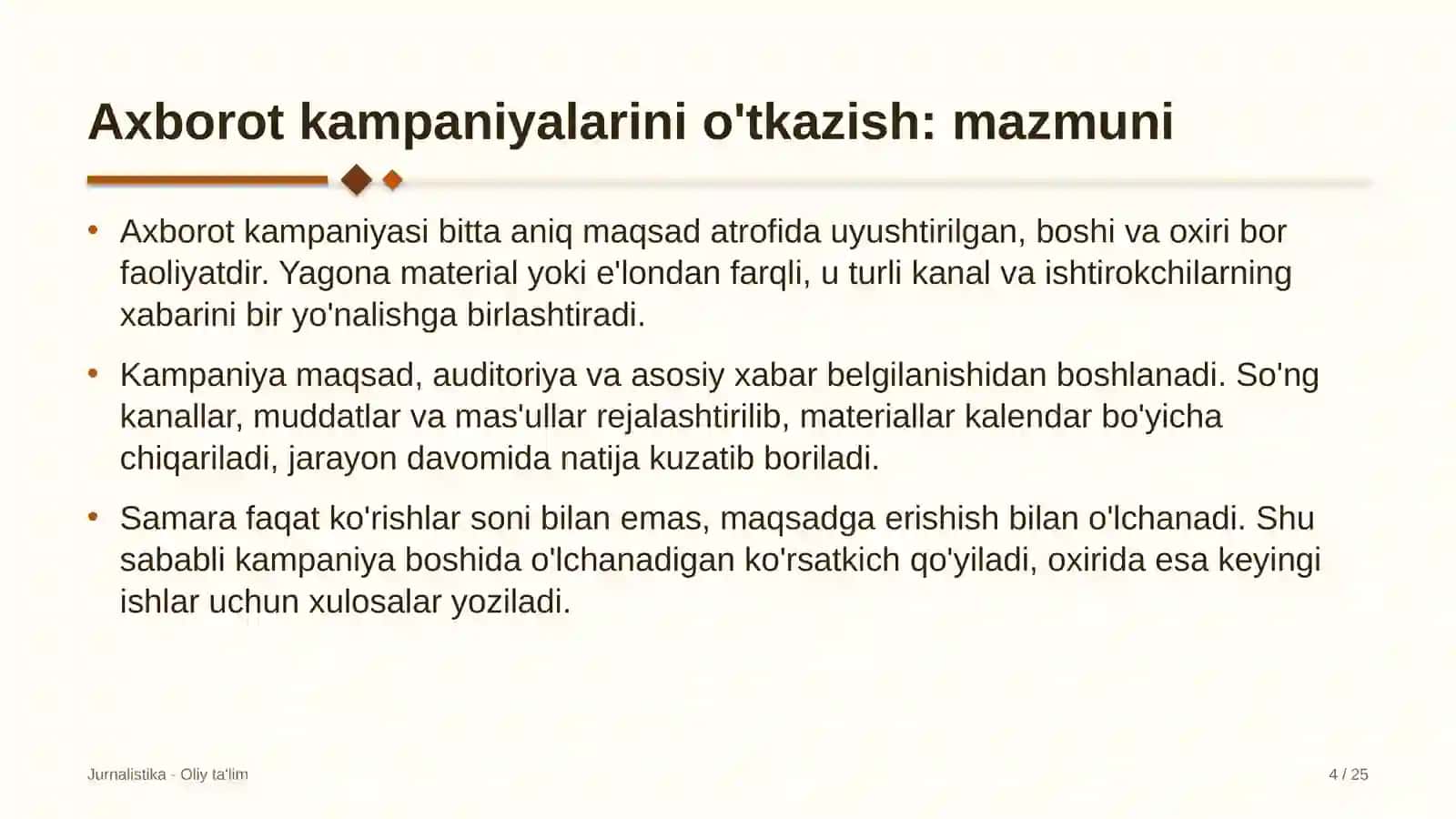 Axborot kampaniyalarini o'tkazish: mohiyati 4