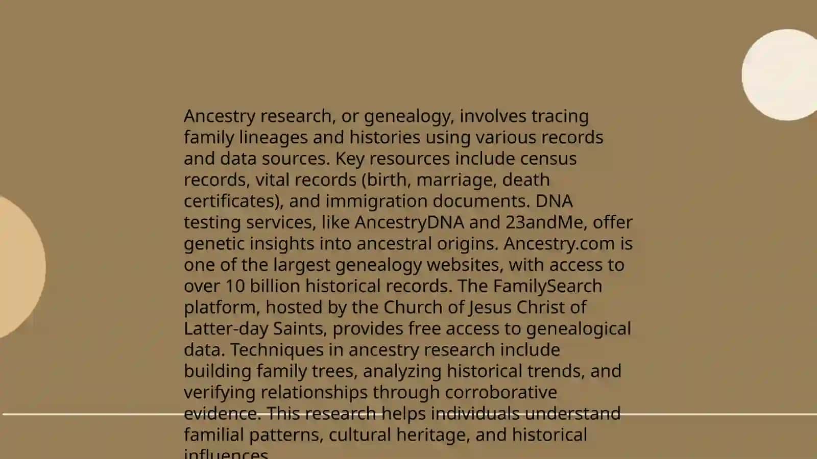 Family tree 4
