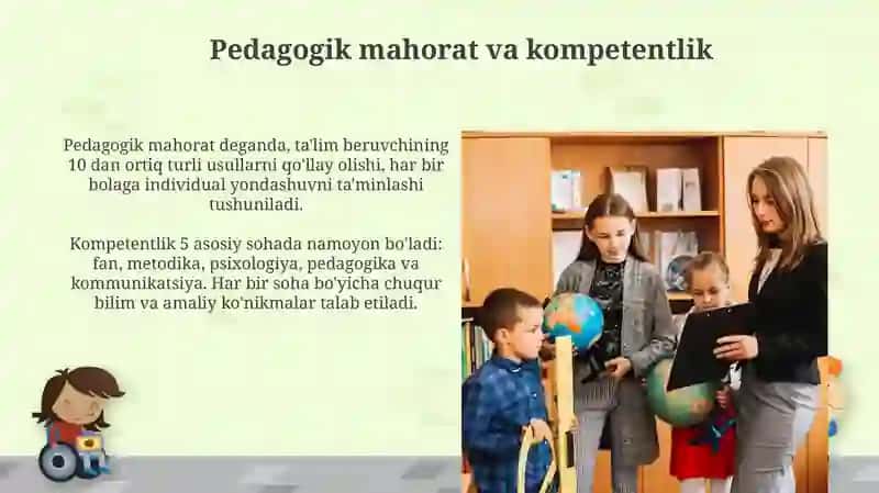 Maktabgacha ta'lim tashkiloti tarbiyachisi shaxsiga qoʻyilgan talablar 4