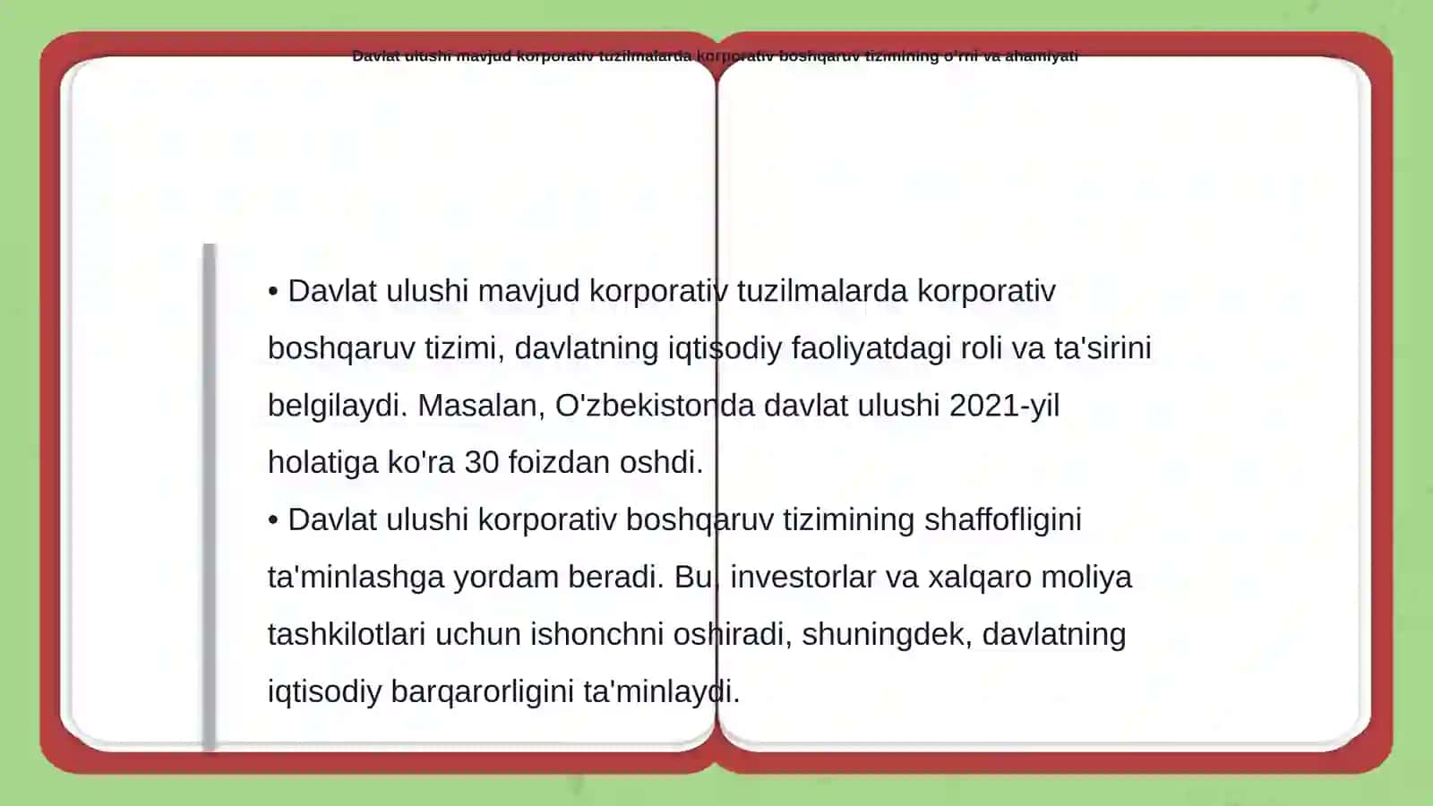 Korporativ boshqaruv tushunchasi va uning mohiyati 4