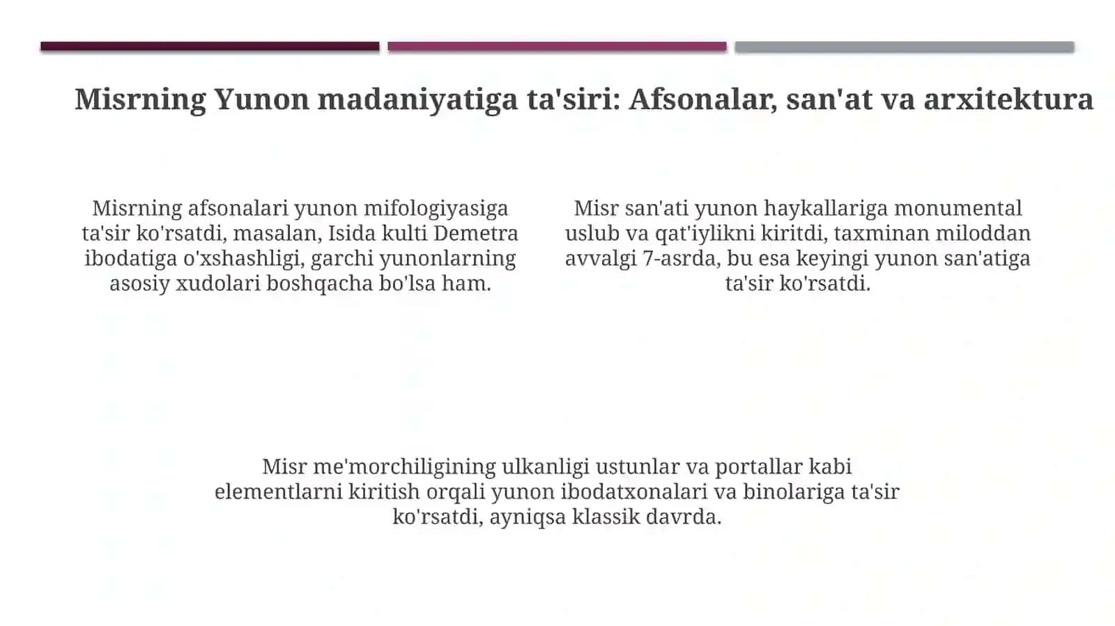 Qadimgi Yunoniston va Nil daryosi: Geografik aloqalar va savdo 4