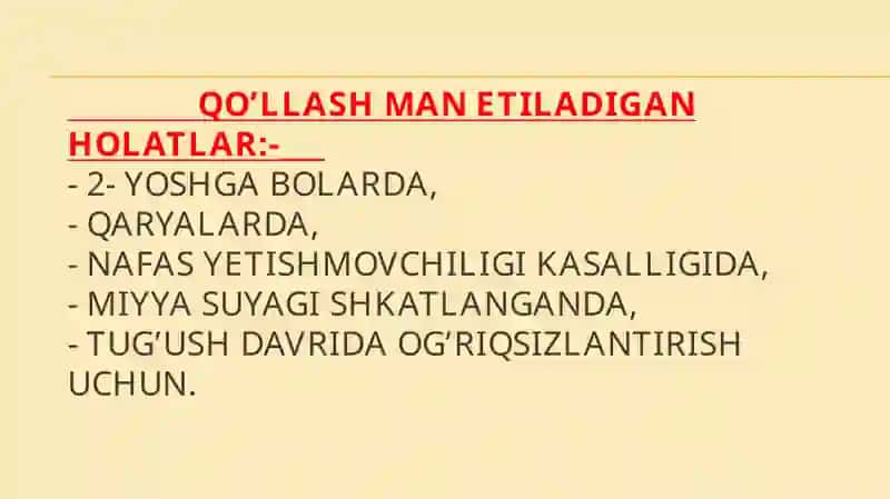 Analgetiklar.Narkomaniyavauningasoratlari 4