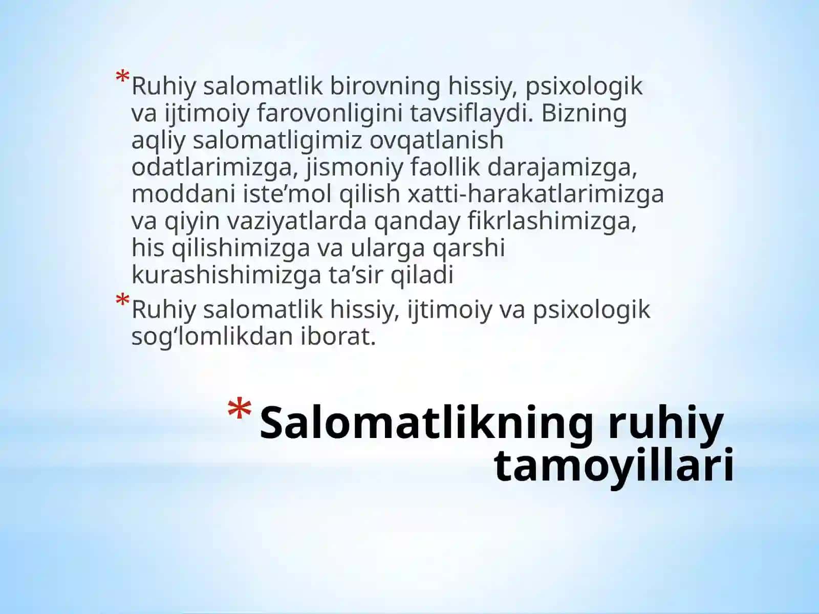 Psixoemotsional holatning rolivava leologika hamiyati 4