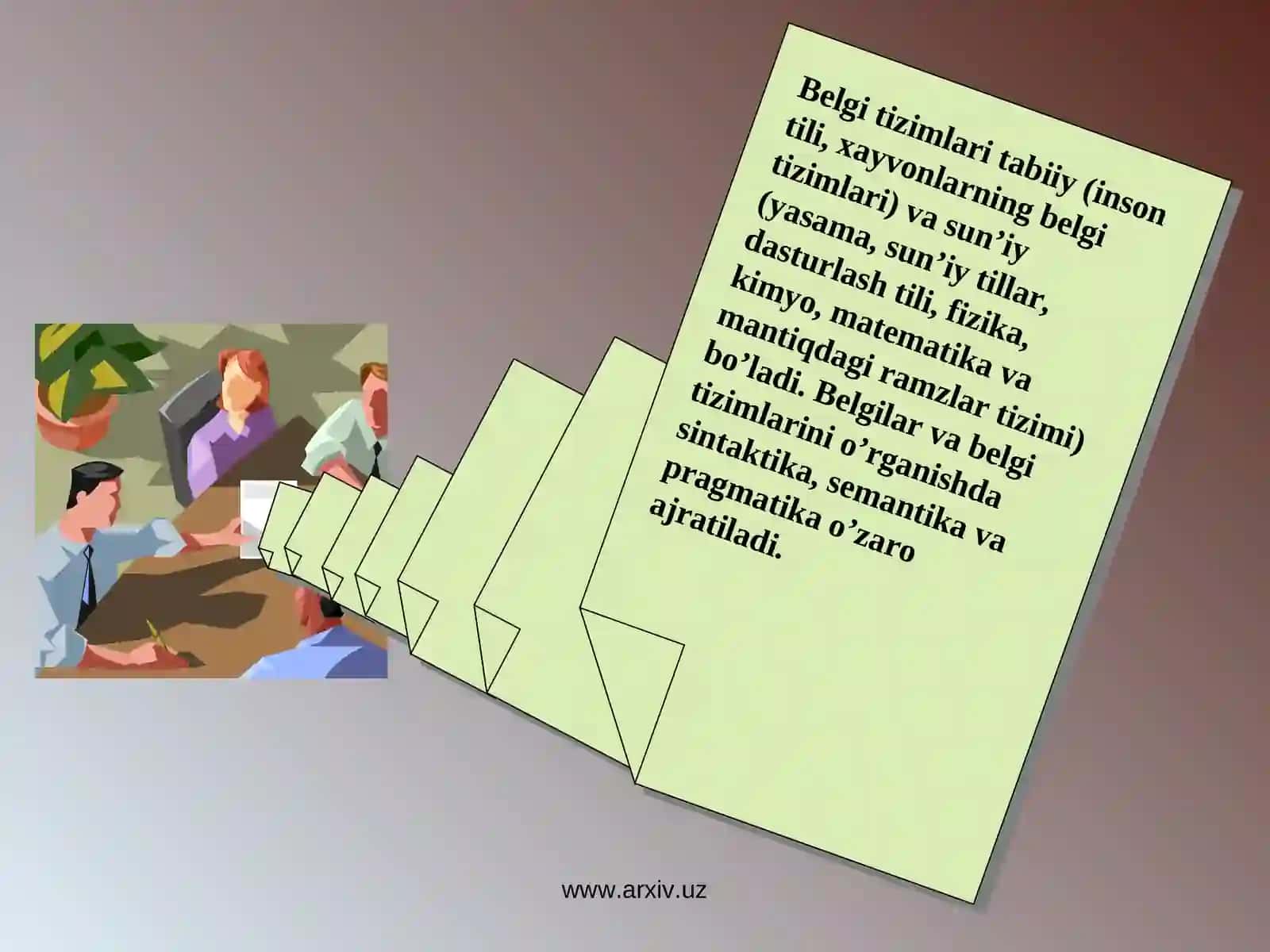 Tilning semiotik tabiati. 4