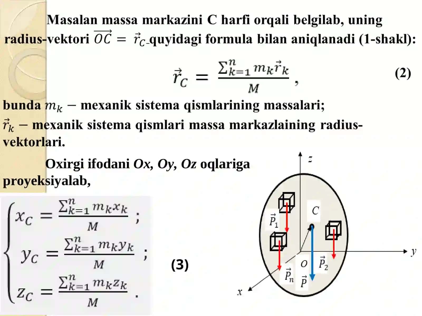Mexanik Tizim Dinamikasi 4