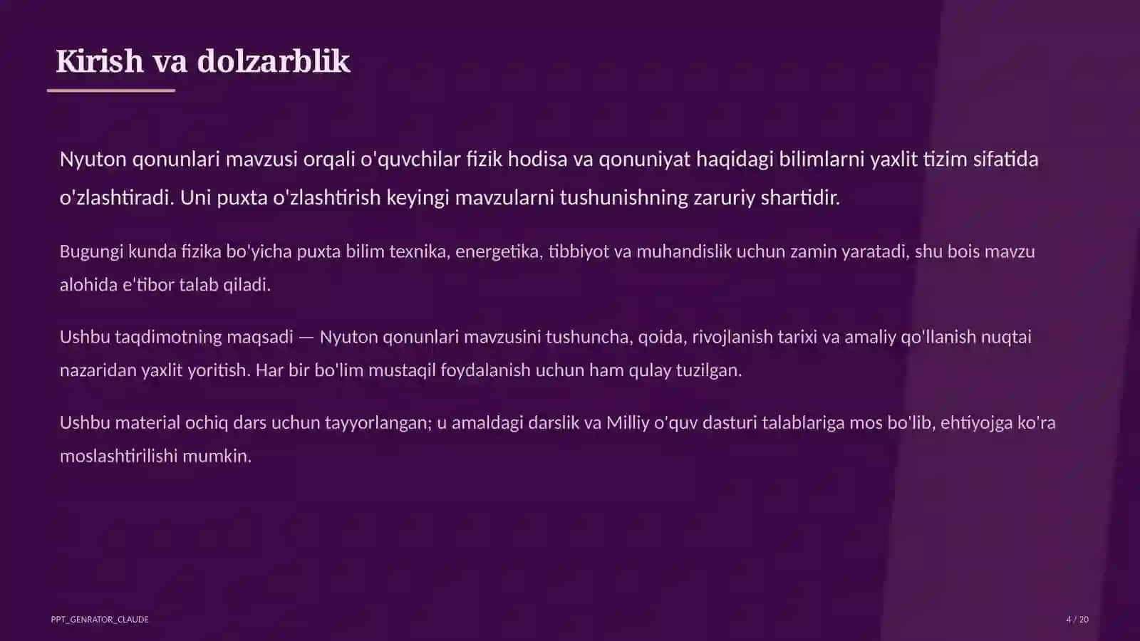 Nyuton qonunlari (9-sinf) 4