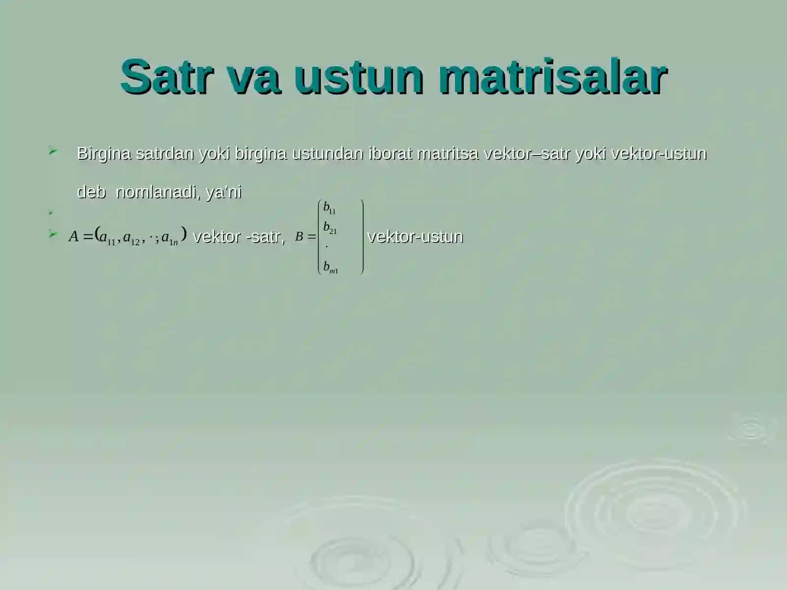 Matritsa vа dеtеrminаntlаr 4