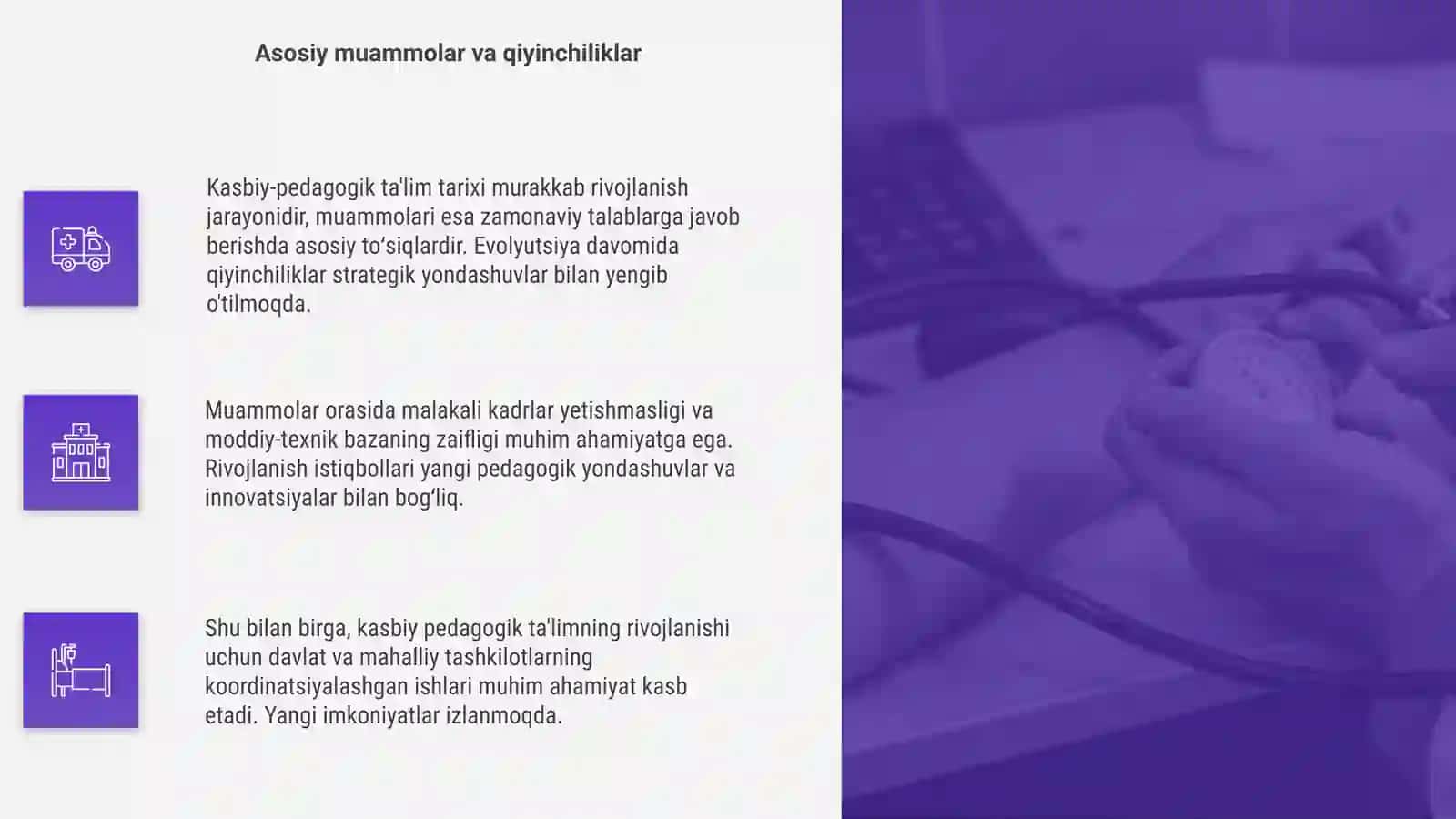 Kasbiy-pedagogik ta'limning tarixi,muammolari va rivojlanish istiqbollari 4