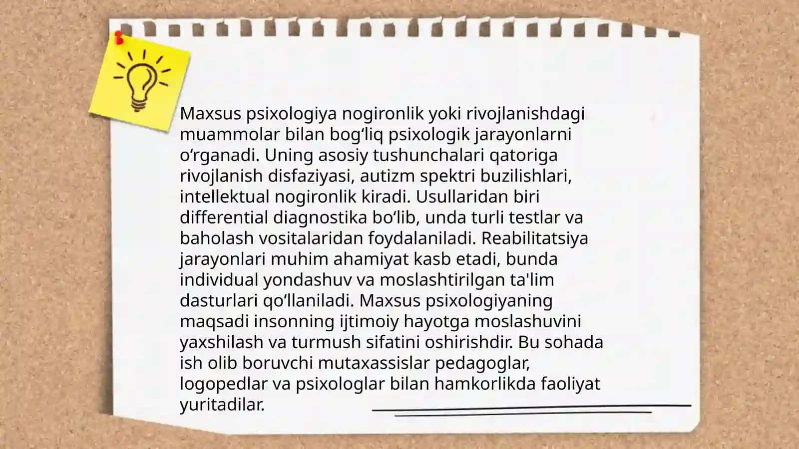 Maxsus psixologiyaga kirish uning maqsadi va vazifalari 4