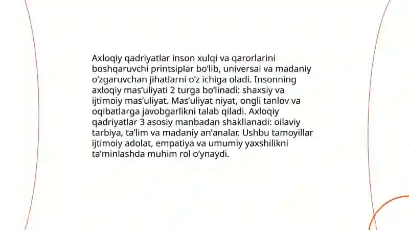 Inson va Qadriyatlar falsafasi 4