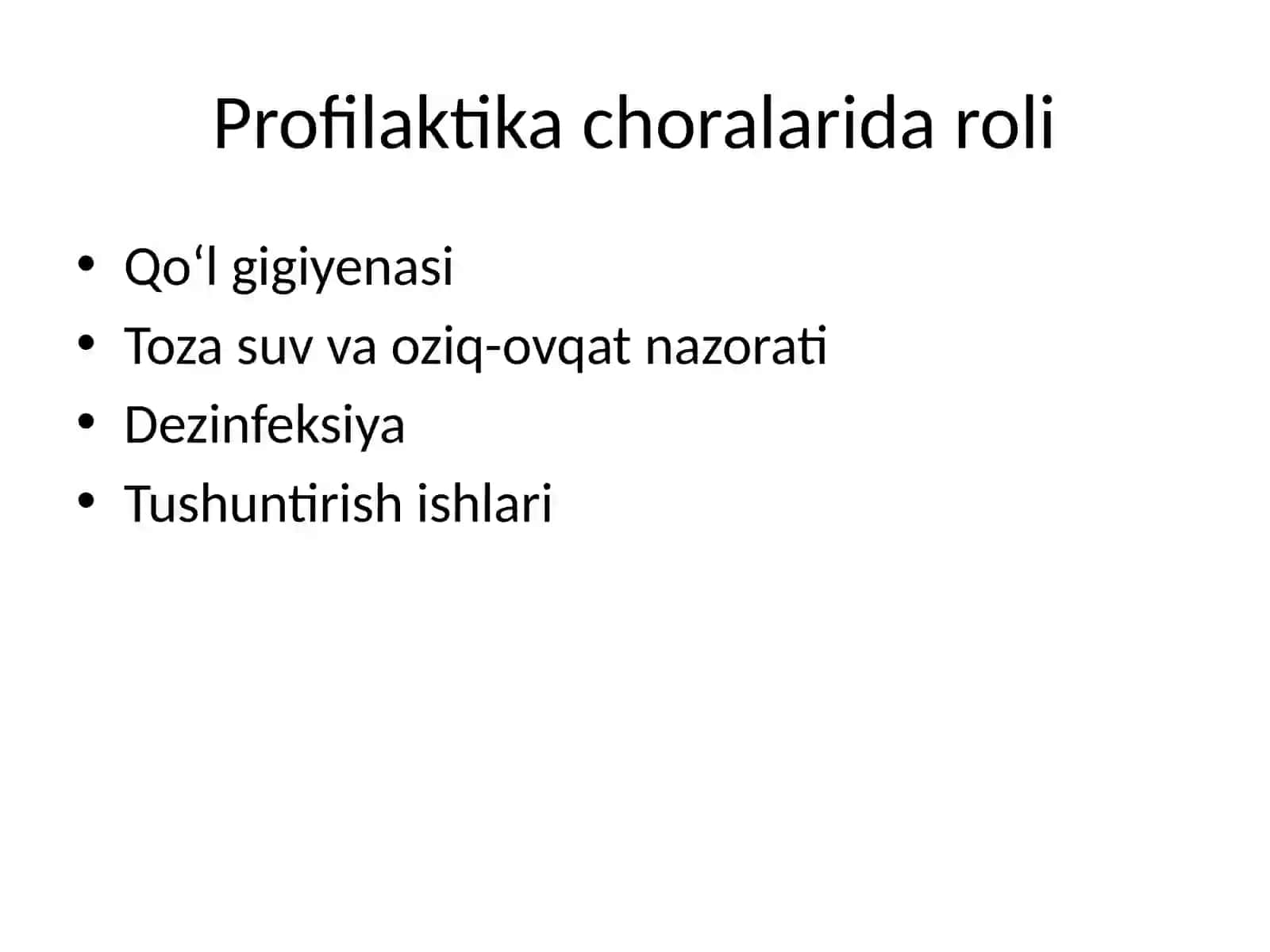 Jamoada yuqumli kasalliklarni oldini olish va salomatlikni himoya qilishda hamshiraning o‘rni 4