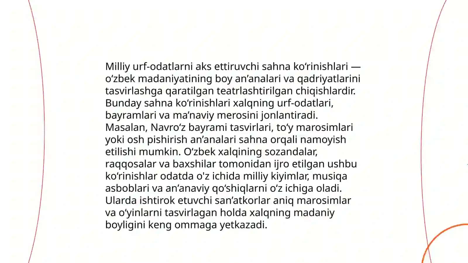 Maktabgacha taʼlim tashkiloti tarbiyalanuvchilarini milliy qadriyatlarga hurmat ruhida tarbiyalashda rivojlantiruvchi markazlarda olib boriladigan oʻyin taʼlimiy va frontal faoliyatni jarayonga tadbiq etish 4