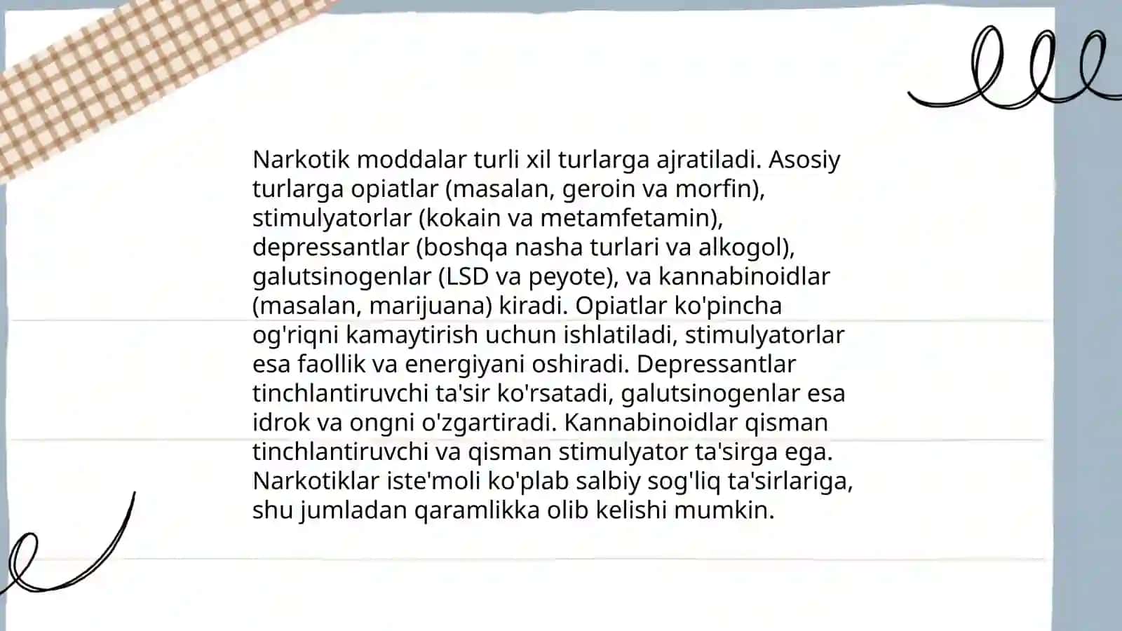 Narkomaniya va uning asoratlari 4
