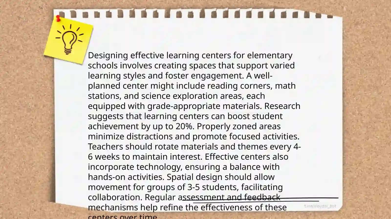 Learning centers 4