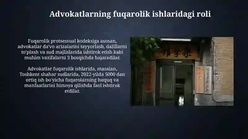 Prokuratura va Advokatura organlari 4
