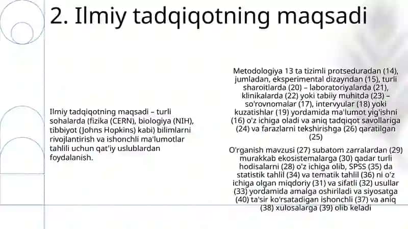 Ilmiy Tadqiqotlar Metodologiyasi 4