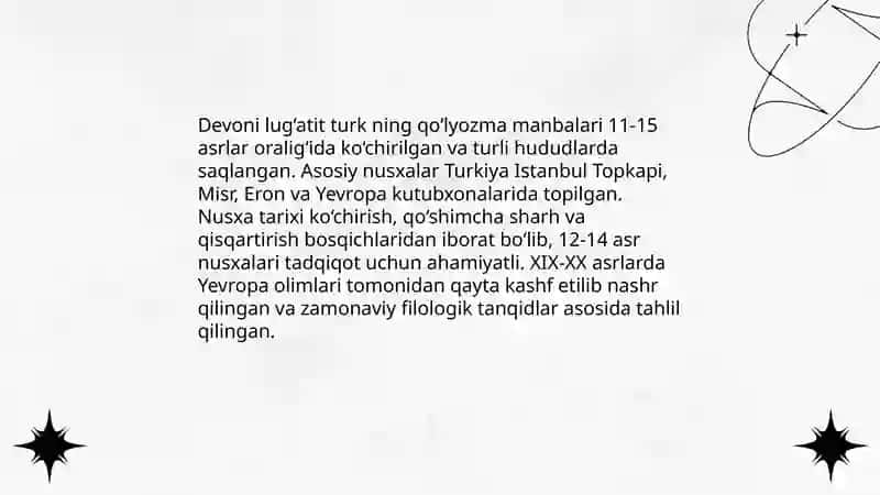 Mahmud Qoshg‘ariyning "Devoni lug‘atit turk" asari 4