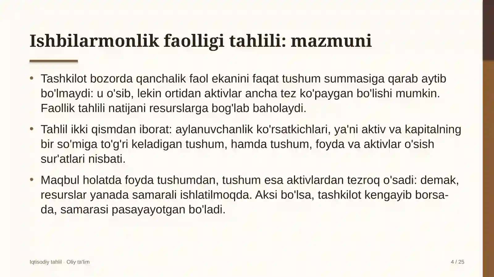 Atom energetikasida ishbilarmonlik faolligi tahlili 4