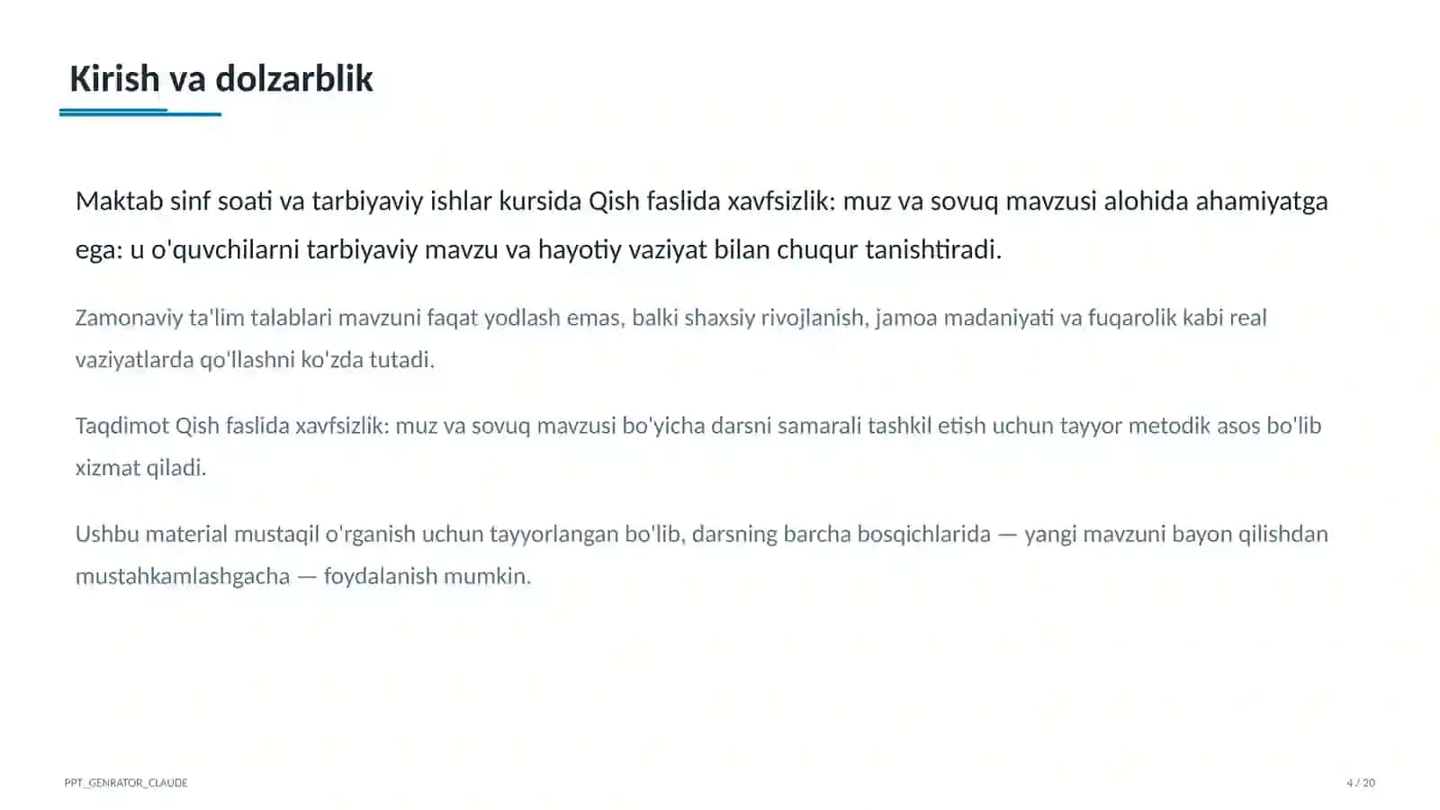 Qish faslida xavfsizlik: muz va sovuq 4