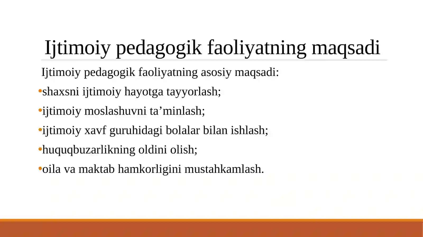 Ijtimoiy pedagogik faoliyat 4